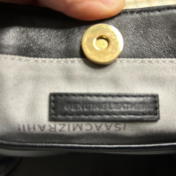 Isaac Mizrahi Nolita Lamb top handle Satchel Handbag - Picture 9 of 9